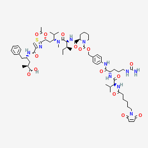 molecular formula C66H93N11O15S B12423540 MC-VC-PAB-Tubulysin M 