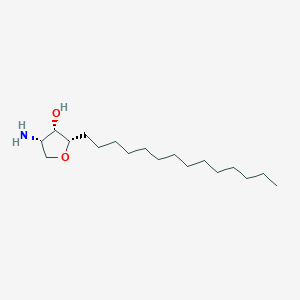 molecular formula C18H37NO2 B1242356 Pachastrissamine 