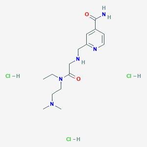 molecular formula C15H28Cl3N5O2 B12423575 KDOAM-25 (trihydrochloride) 