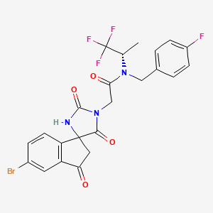 molecular formula C23H18BrF4N3O4 B12423625 Hat-IN-1 