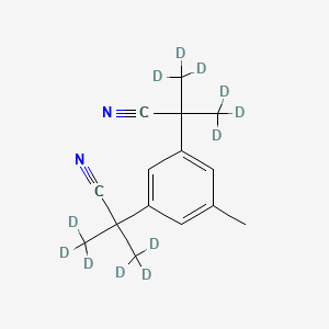 alpha,alpha,alpha',alpha'-Tetramethyl-5-methyl-1,3-benzenediacetonitrile-d12