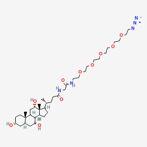 molecular formula C38H67N5O10 B12423768 CG-PEG5-azido 