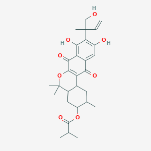 molecular formula C29H36O8 B1242387 Naphthablin 