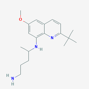 molecular formula C19H29N3O B1242390 2-Tert-Butylprimaquine 