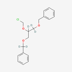 1,3-Dibenzyloxy-2-(chloromethoxy)propane-d5