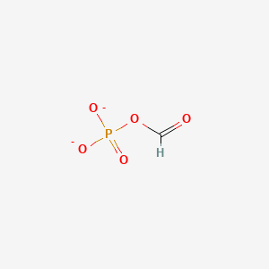 molecular formula CHO5P-2 B1242398 Formyl phosphate(2-) 