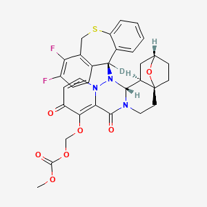 molecular formula C32H29F2N3O7S B12423992 Cap-dependent endonuclease-IN-18 