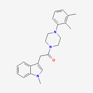 1-[4-(2,3-Dimethylphenyl)-1-piperazinyl]-2-(1-methyl-3-indolyl)ethanone