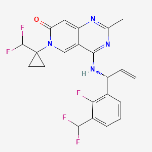 molecular formula C22H19F5N4O B12424025 Sos1-IN-10 