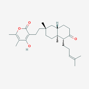 molecular formula C27H40O4 B12424028 Pycnophorin CAS No. 103630-05-3