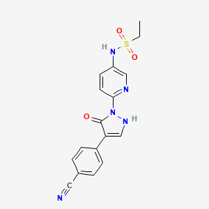 molecular formula C17H15N5O3S B12424035 Hif-phd-IN-2 