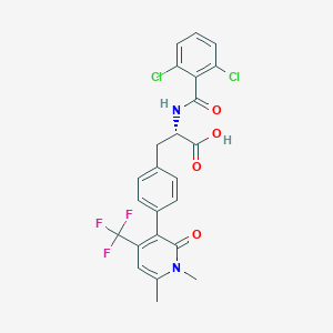N-(2,6-Dichlorobenzoyl)-4-[1,6-Dimethyl-2-Oxo-4-(Trifluoromethyl)-1,2-Dihydropyridin-3-Yl]-L-Phenylalanine