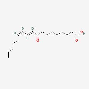 molecular formula C18H30O3 B12424178 9-OxoODE-d3 