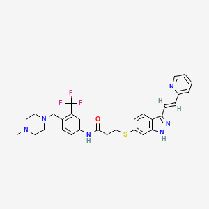 molecular formula C30H31F3N6OS B12424208 Chmfl-abl-121 