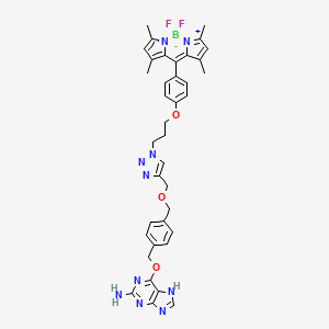 molecular formula C38H39BF2N10O3 B12424210 Pybg-bodipy 