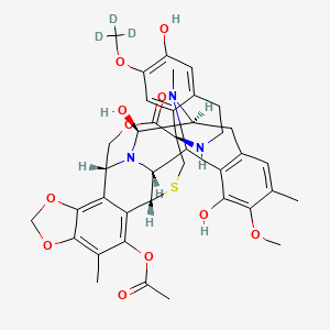 molecular formula C39H43N3O11S B12424248 Trabectedin D3 