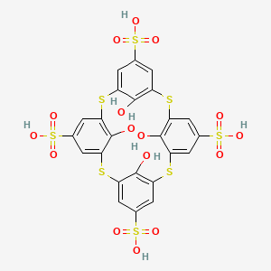 molecular formula C24H16O16S8 B1242425 Sulfonato-thiacalix[4]arene 