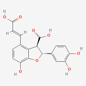 molecular formula C18H14O8 B1242426 柴胡酸 A CAS No. 136112-75-9