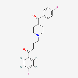 molecular formula C22H23F2NO2 B12424272 Lenperone-d4 