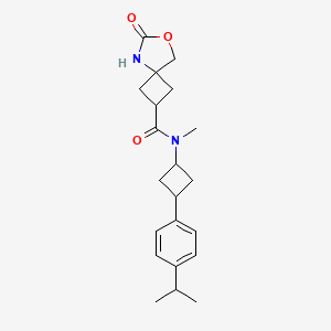 molecular formula C21H28N2O3 B12424286 Monoacylglycerol lipase inhibitor 1 