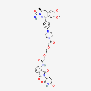 molecular formula C43H48N8O11 B12424291 Brd4-IN-2 