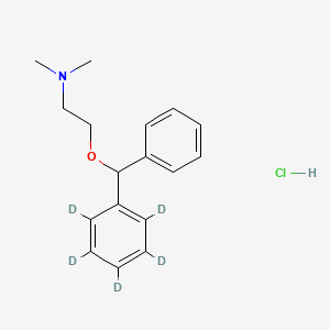 molecular formula C17H22ClNO B12424299 Diphenhydramine-d5 (hydrochloride) CAS No. 1219795-16-0