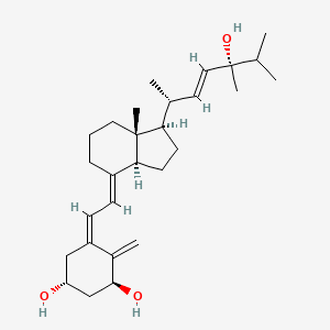 molecular formula C28H44O3 B1242430 1alpha,24S-Dihydroxyvitamin D2 CAS No. 156316-85-7