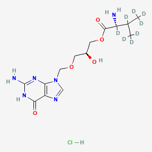 molecular formula C14H23ClN6O5 B12424306 (S,S)-Iso Valganciclovir Hydrochloride-d8 