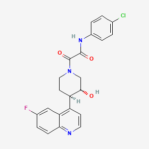 molecular formula C22H19ClFN3O3 B12424307 Ido1-IN-7 