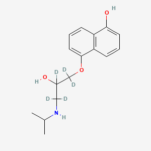 molecular formula C16H21NO3 B12424325 5-Hydroxy Propranolol-d5 