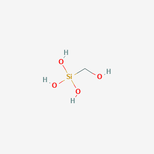 molecular formula CH6O4Si B1242435 (Hydroxymethyl)silanetriol 