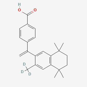 molecular formula C24H28O2 B12424386 Bexarotene-d3 