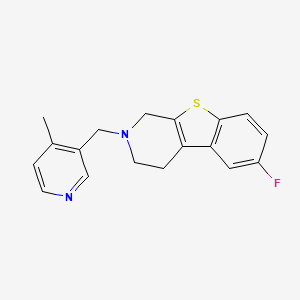 molecular formula C18H17FN2S B12424397 Cyp17-IN-1 