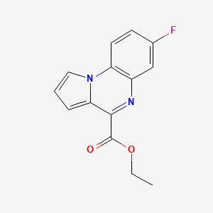 Ethyl 7-fluoropyrrolo[1,2-a]quinoxaline-4-carboxylate