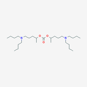 molecular formula C27H56N2O3 B1242450 Bis[5-(dibutylamino)pentan-2-yl] carbonate 