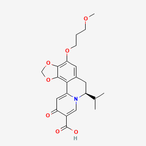 molecular formula C22H25NO7 B12424567 Hbv-IN-13 