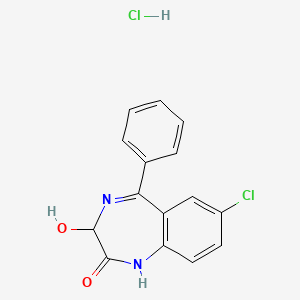 molecular formula C15H12Cl2N2O2 B12424574 Oxazepam hydrochloride CAS No. 66017-67-2