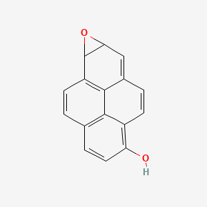 molecular formula C16H10O2 B1242459 1-Hydroxypyrene-6,7-oxide 