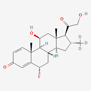 molecular formula C22H29FO4 B12424609 Fluocortolone-d3 