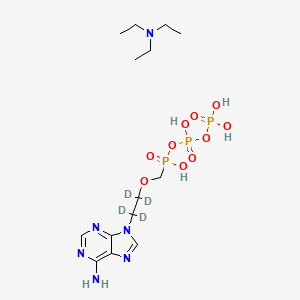 molecular formula C14H29N6O10P3 B12424612 Adefovir-d4 diphosphate (triethylamine) 