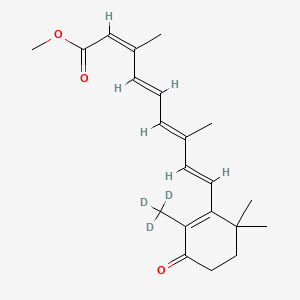 molecular formula C21H28O3 B12424619 Methyl 13-cis-4-oxoretinoate-d3 