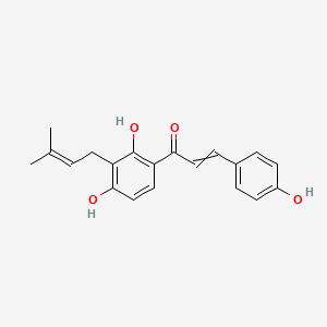 molecular formula C20H20O4 B12424632 2',4',4-Trihydroxy-3'-prenylchalcone 