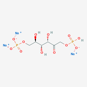 molecular formula C6H11Na3O12P2 B12424669 Fosfructose (trisodium) 