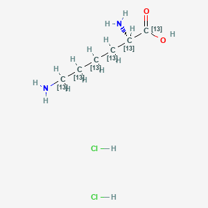 (2S)-2,6-diamino(1,2,3,4,5,6-13C6)hexanoic acid;dihydrochloride