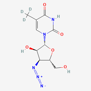 molecular formula C10H13N5O5 B12424697 2alpha-Hydroxy Zidovudine-d3 