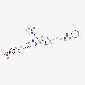 molecular formula C39H53N7O12 B12424704 TCO-PEG1-Val-Cit-PABC-PNP 