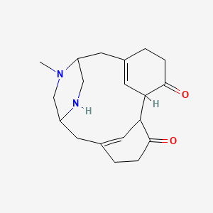 molecular formula C19H26N2O2 B1242471 Herquline B 