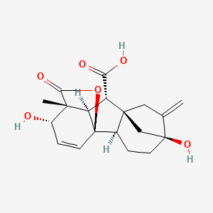 molecular formula C19H22O6 B1242475 Gibberellin GA3 