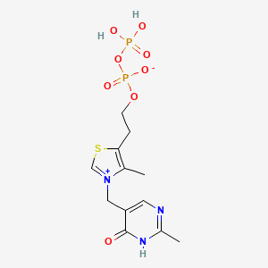 molecular formula C12H17N3O8P2S B12424773 Oxythiamine diphosphate 