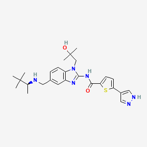 molecular formula C26H34N6O2S B12424800 Itk antagonist 